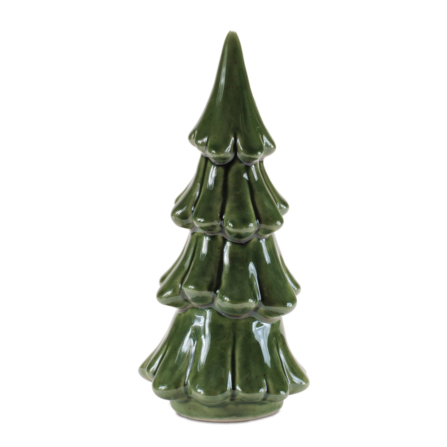 Scalloped Ceramic Pine Tree (Set of 3)