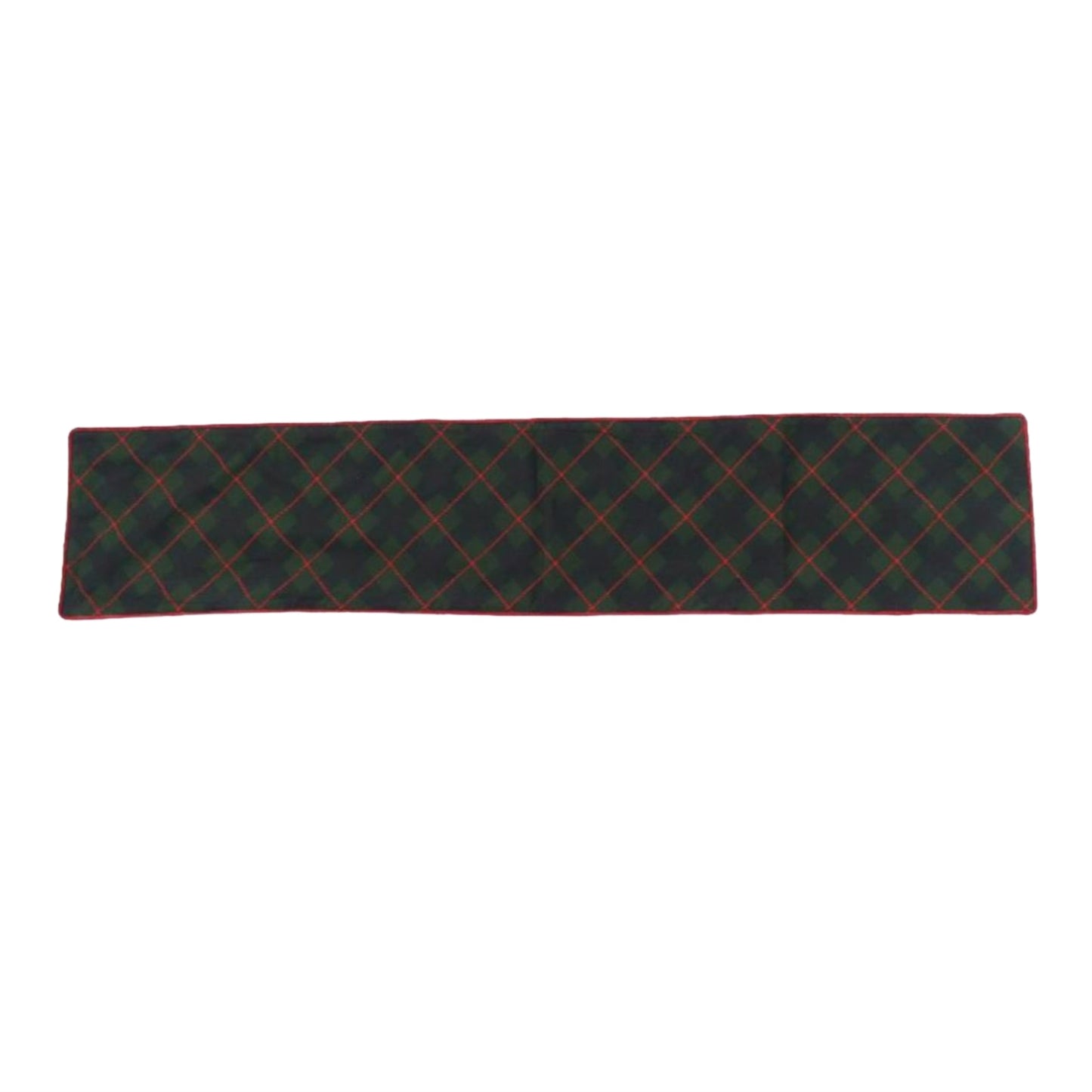 Plaid Christmas Table Runner 72"L
