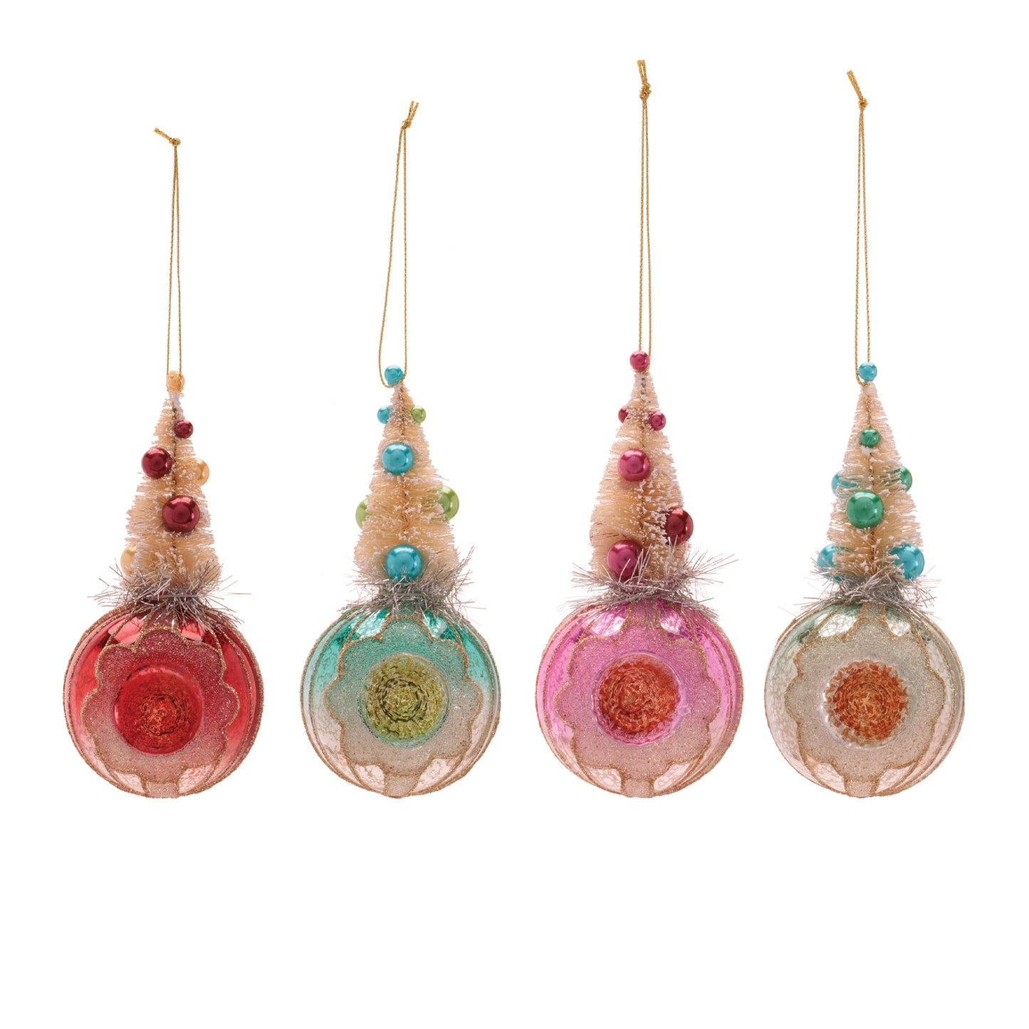Vintage Reflector Tree Ornament (Set of 12)