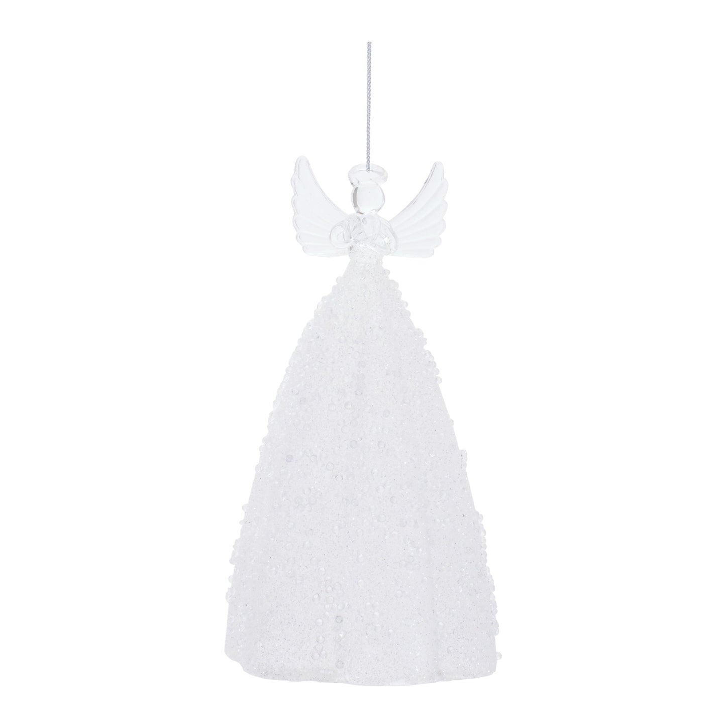 Glass Angel Ornament Set of 2