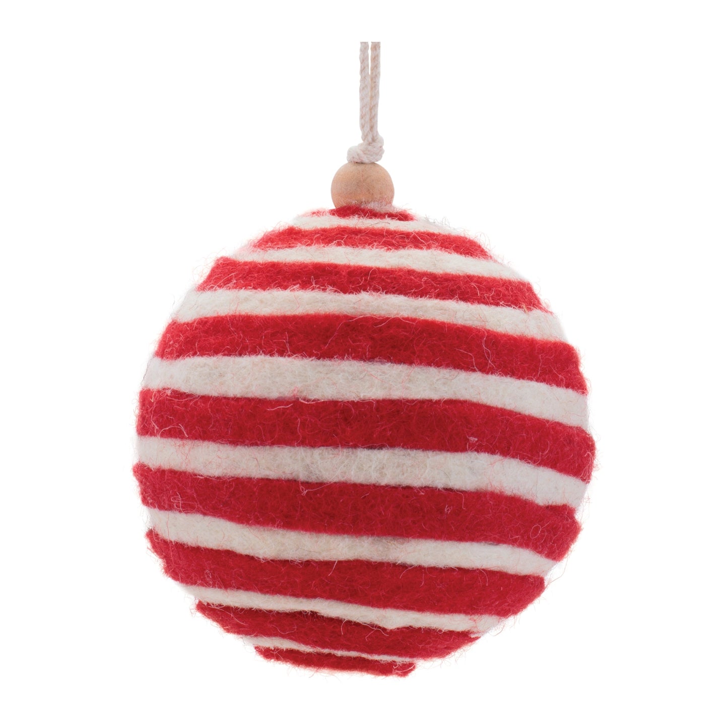 Glitter Ball Ornaments (Set of 8) Ð 3" & 4" Plastic/Polyester Christmas Decorations