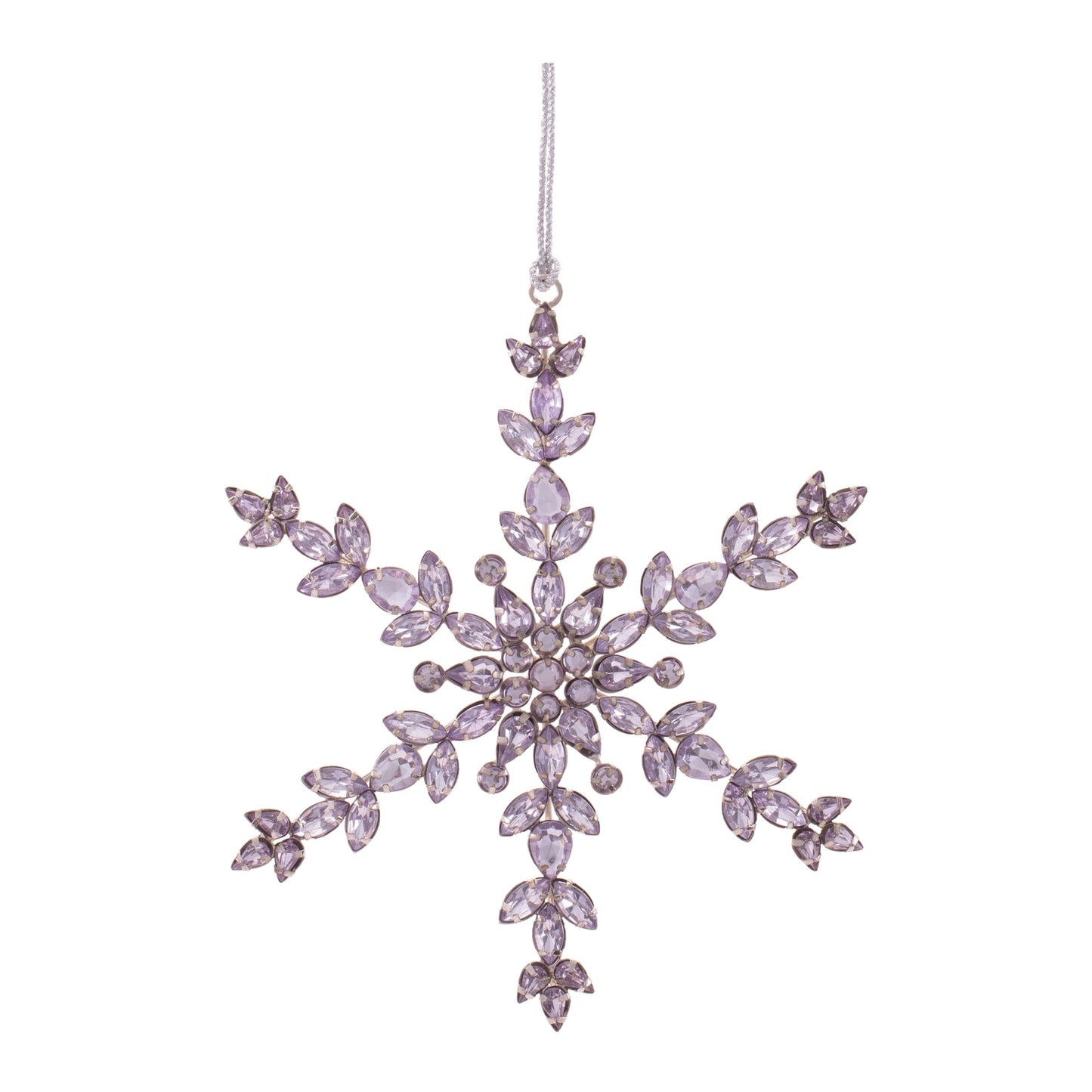 Snowflake Jewel Ornaments (Set of 6)