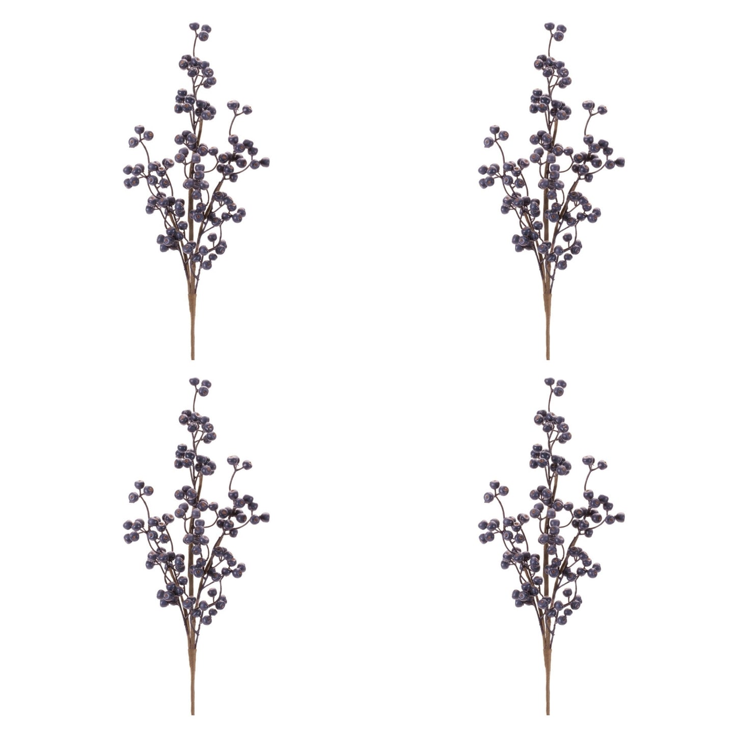 Blue Berry Branch (Set of 4)