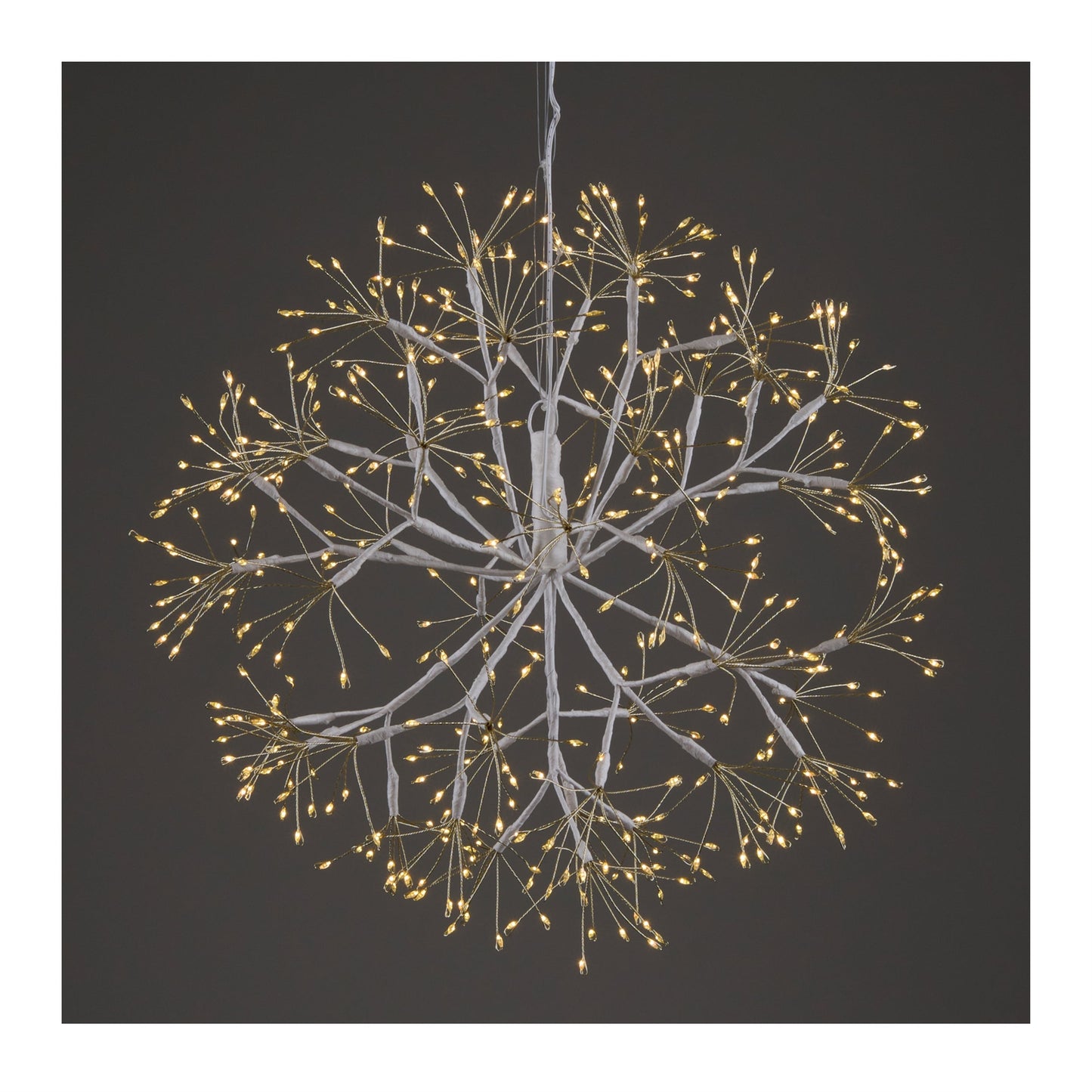 Multicolor LED Hanging Orb 17.5"D