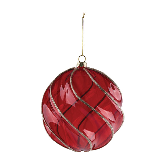 Glass Finial Ornament Set (Set of 4)