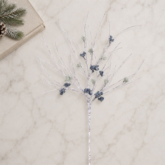 Birch Twig with Pine Spray (Set of 4)