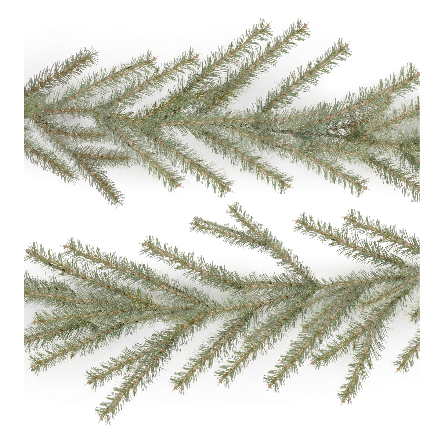 Glittered Pine Garland 6'L