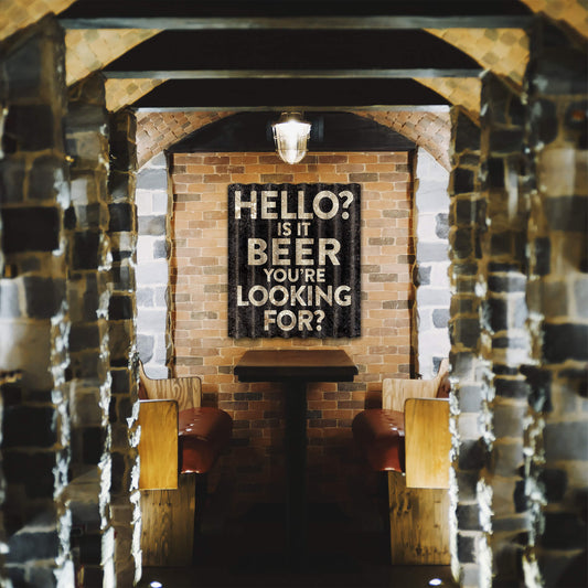 Is It Beer You're Looking For: Generic - Corrugated Metal Wall Art