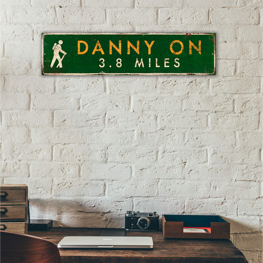 Landmark Hiker Custom Signs: Green 2 - Wall Decor