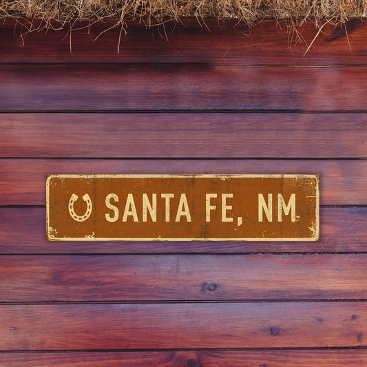 Landmark Horseshoe Custom Signs: Brown - Wall Decor