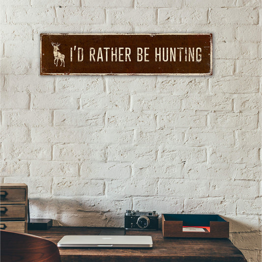 Landmark Stag Custom Signs: Brown 1 - Wall Decor
