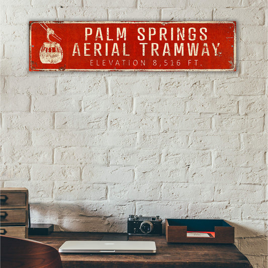 Landmark Tramway Custom Signs: Red 3 - Wall Decor