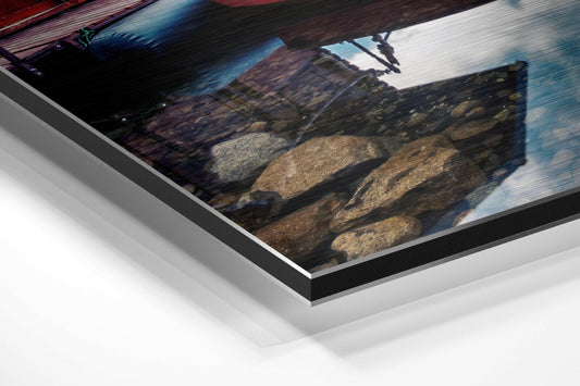 Boats Brushed Aluminium Dibond Wall Art