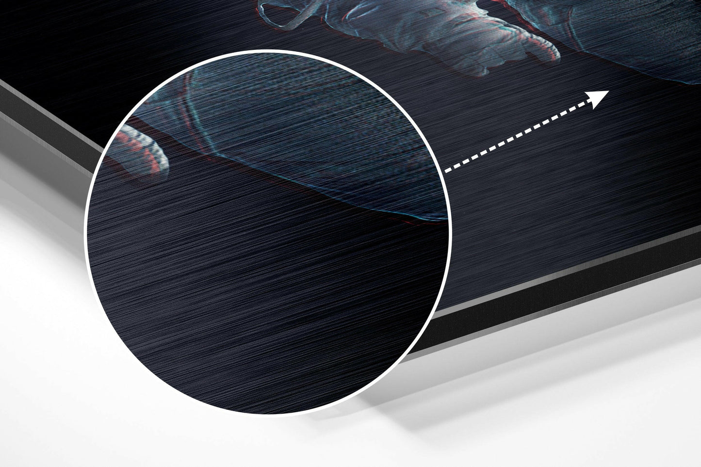 Space Traveller Brushed Aluminium Dibond Wall Art