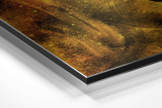 Buddha Brushed Aluminium Dibond Wall Art