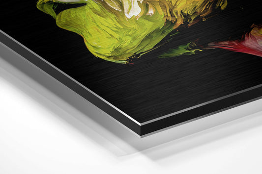 Feel the Music Brushed Aluminium Dibond Wall Art