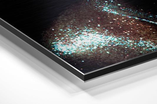 Sparkling Woman Brushed Aluminium Dibond Wall Art