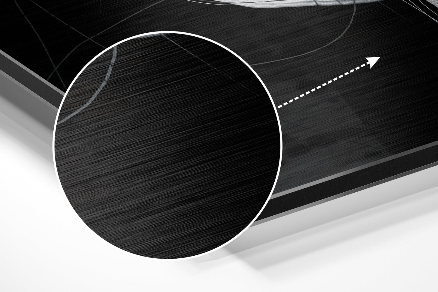 The Hole Brushed Aluminium Dibond Wall Art
