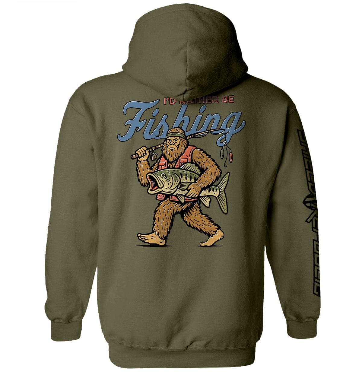 I'd Rather Be Fishing Bigfoot