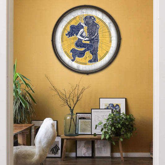 Mermaid Kisses: Generic - Barrel End Wall Art