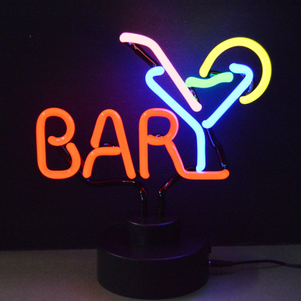 Bar Martini Neon Sculpture