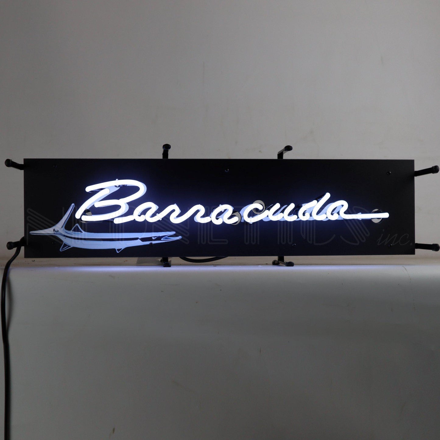 Barracuda Junior Neon Sign with Backing