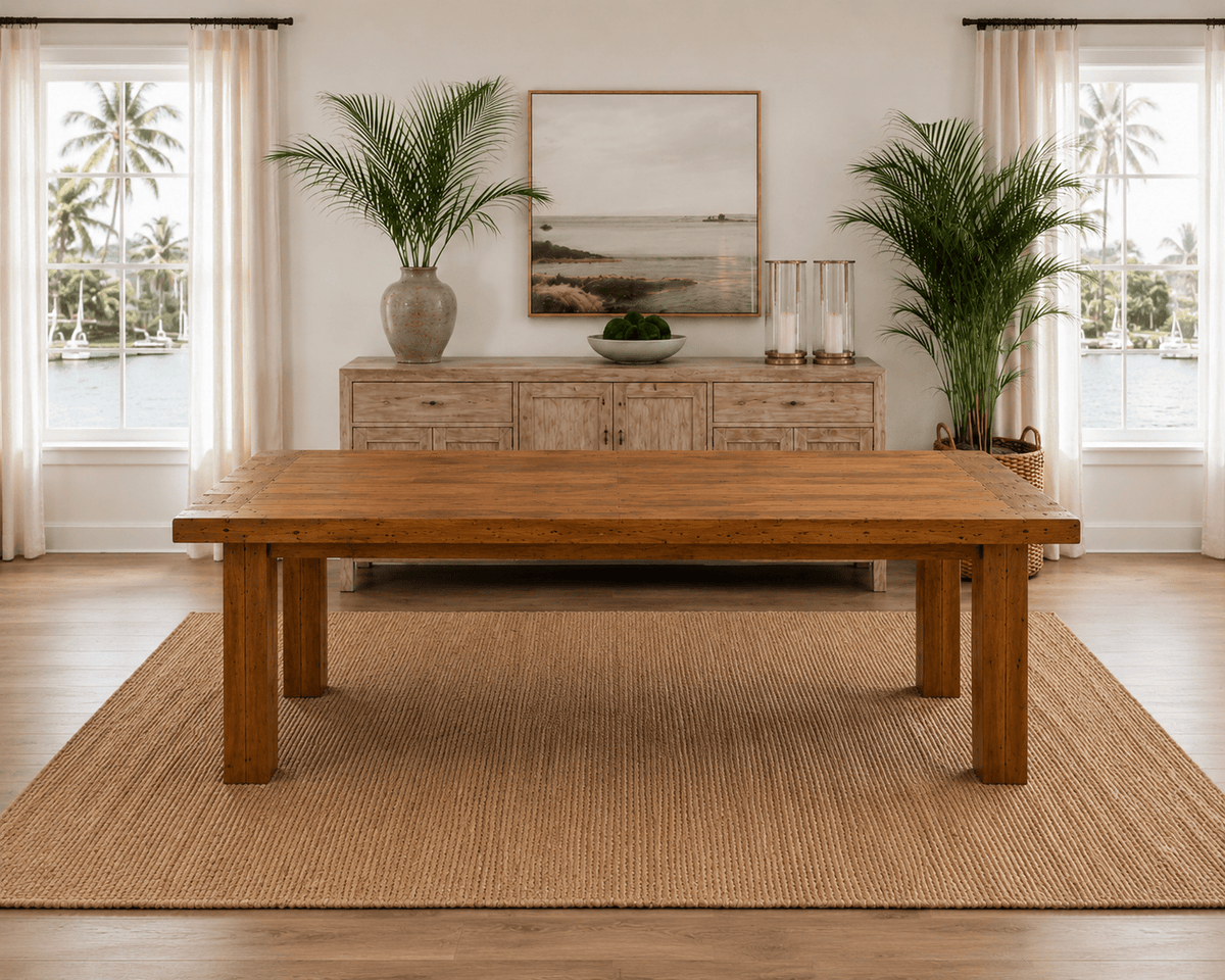 Recycled Teak Dining Table 79" x 36"