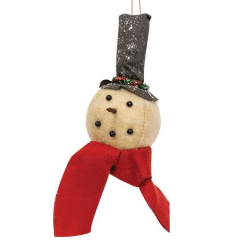 Top Hat Snowman Ornament (Pack of 4)