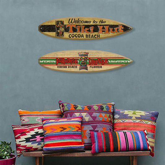 Paradise Lounge - Surfboard Wall Art