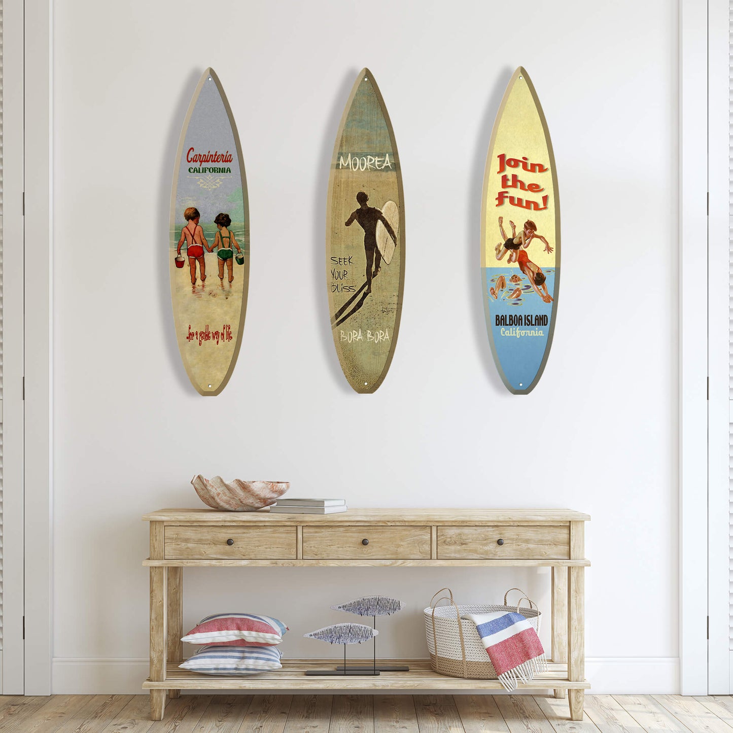 Seek Your Bliss - Surfboard Wall Art