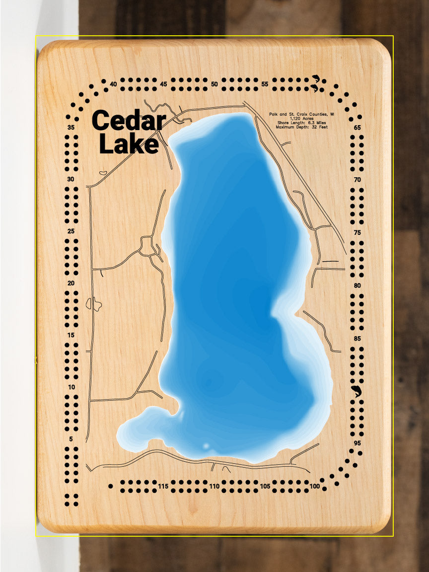 Cedar Lake in Polk County, Wisconsin