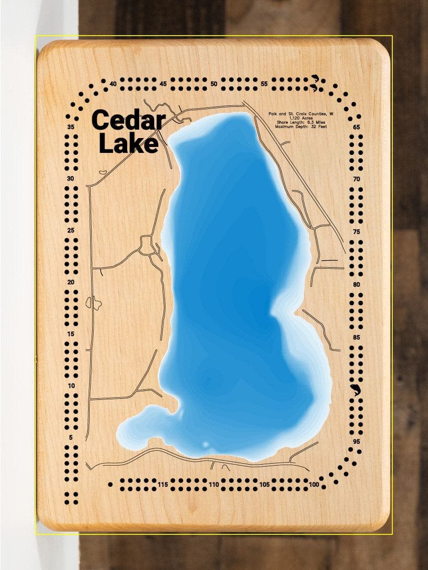 Cedar Lake in Polk County, Wisconsin