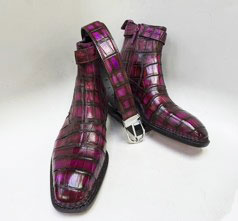 Maurice Chicago Alligator Boot - Burgundy