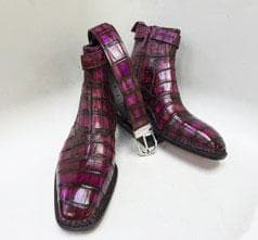 Maurice Chicago Alligator Boot - Burgundy