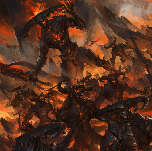 Demon Army Faction Box with Detailed Miniature Set