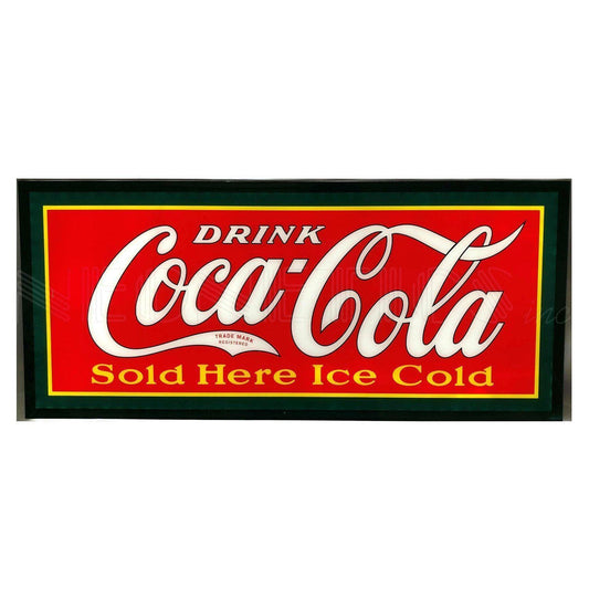 Drink Coca-Cola Sold Here Ice Cold Slim LED Sign