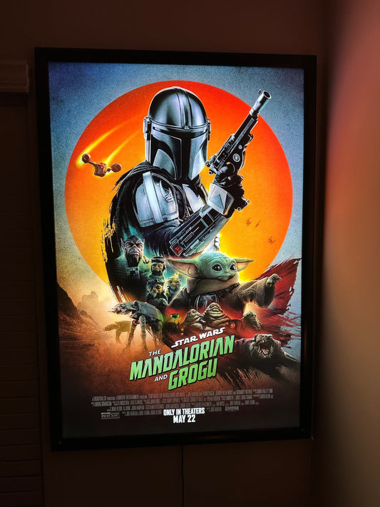2-PACK Glowbox "World Famous" LED Poster Frames