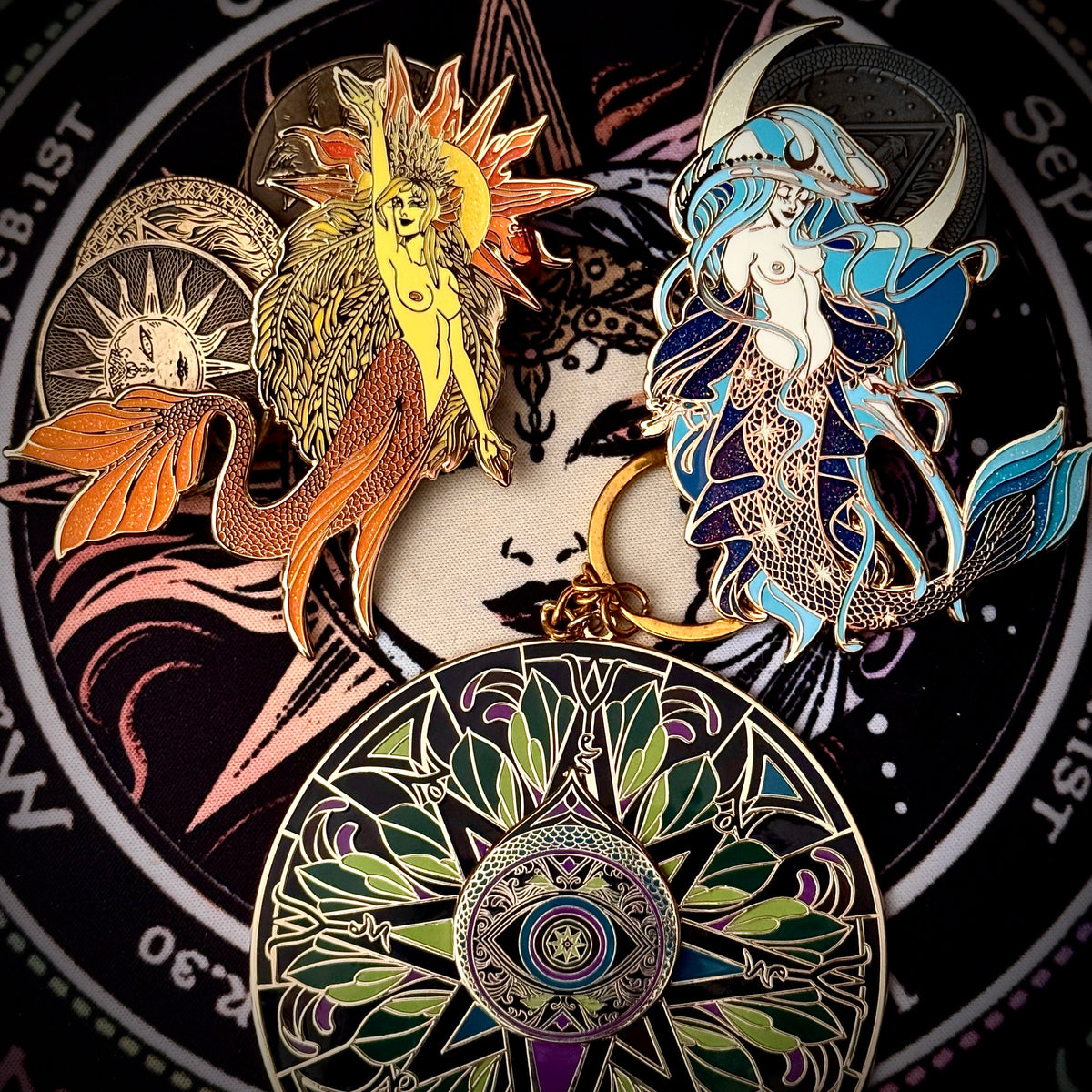 Enamel Charm - Divination Spinner