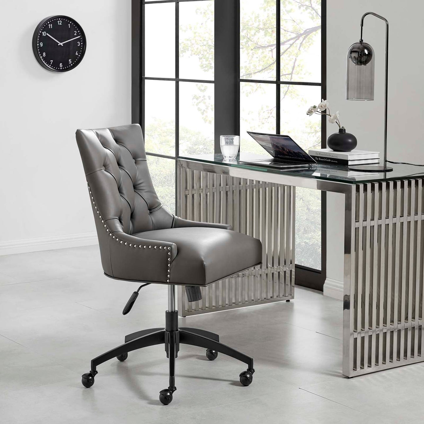 Regent Tufted Vegan Leather Office Chair by Modway