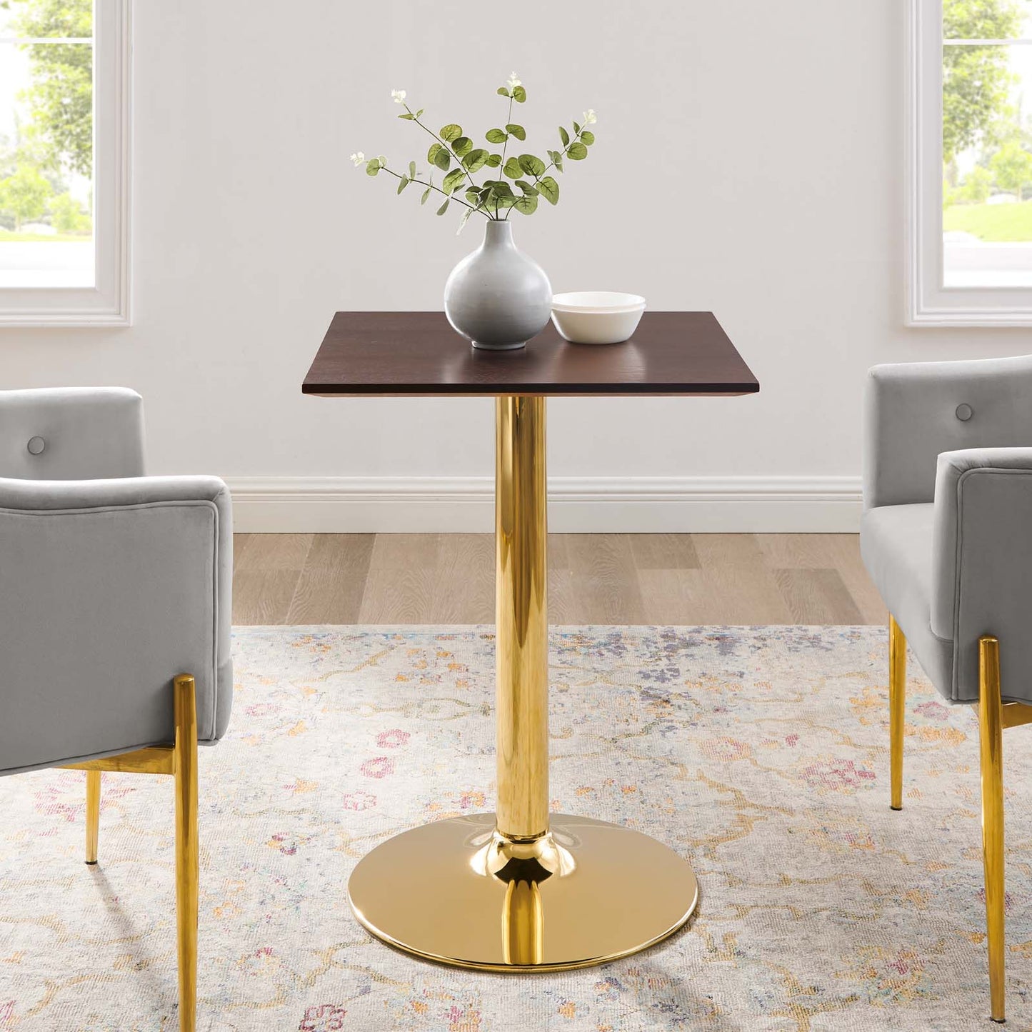 Verne 24" Square Dining Table by Modway