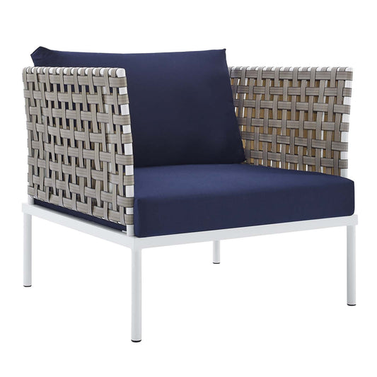 Harmony 6-Piece Sunbrella¨ Basket Weave Outdoor Patio Aluminum Seating Set by Modway