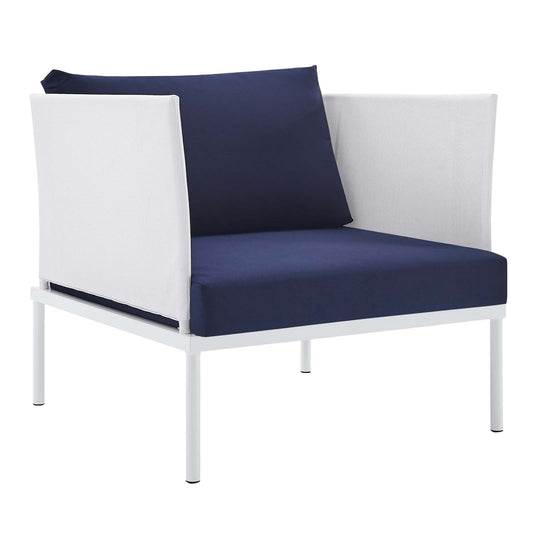 Harmony 7-Piece Sunbrella¨ Outdoor Patio Aluminum Sectional Sofa Set by Modway