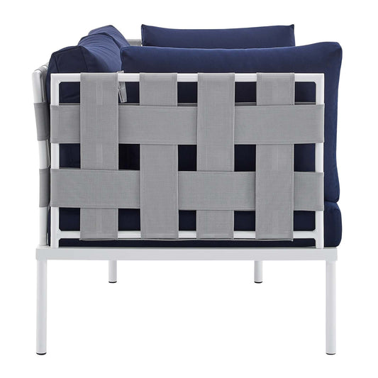 Harmony Sunbrella¨ Outdoor Patio Aluminum Loveseat by Modway
