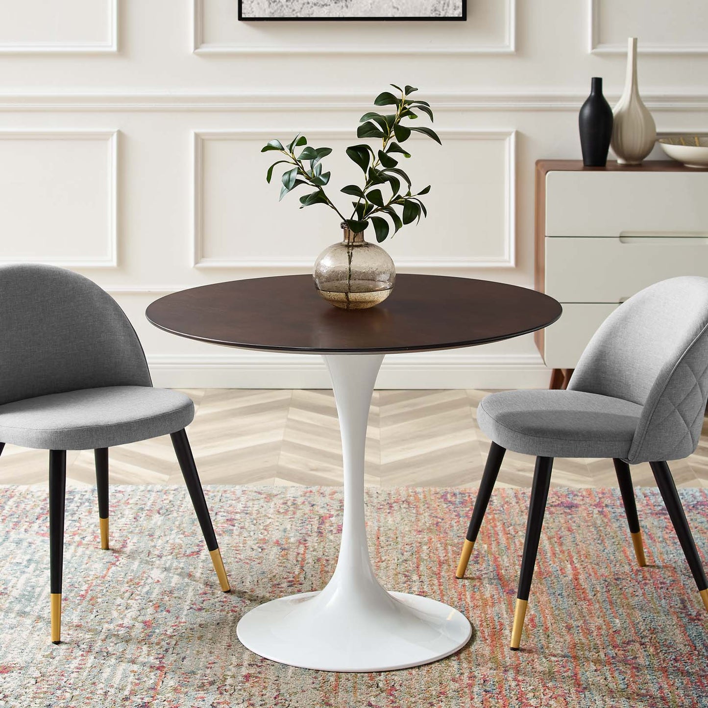 Lippa 36" Round Wood Dining Table by Modway