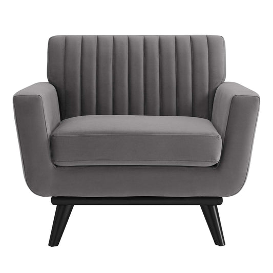 Engage Channel Tufted Performance Velvet Armchair by Modway