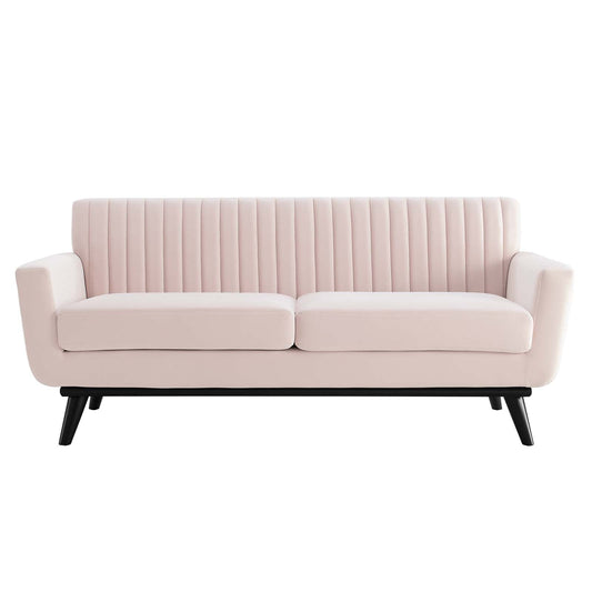 Engage Channel Tufted Performance Velvet Loveseat by Modway