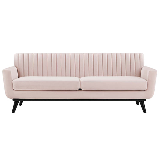 Engage Channel Tufted Performance Velvet Sofa by Modway
