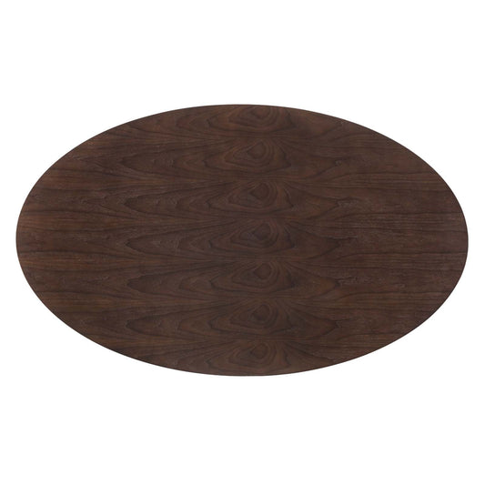 Lippa 78" Oval Wood Dining Table by Modway