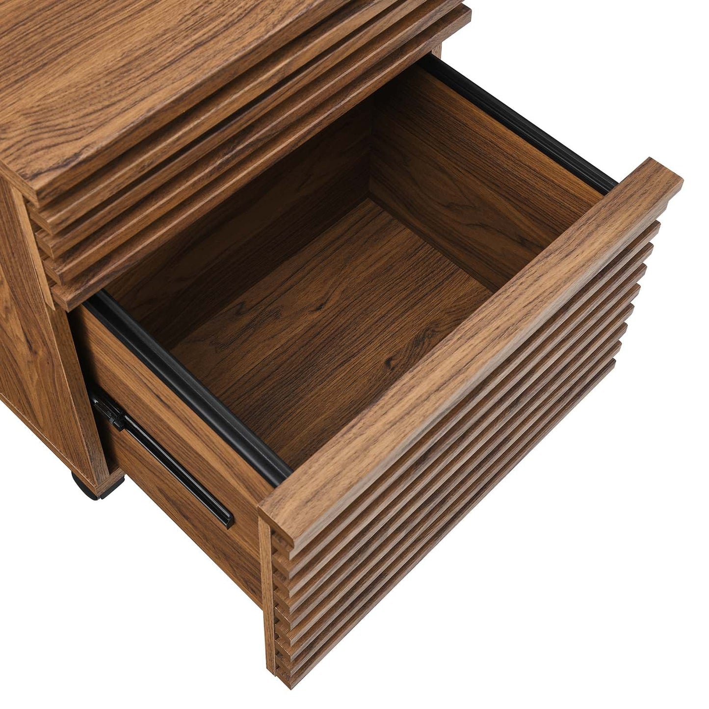 Render Wood Desk and File Cabinet Set by Modway