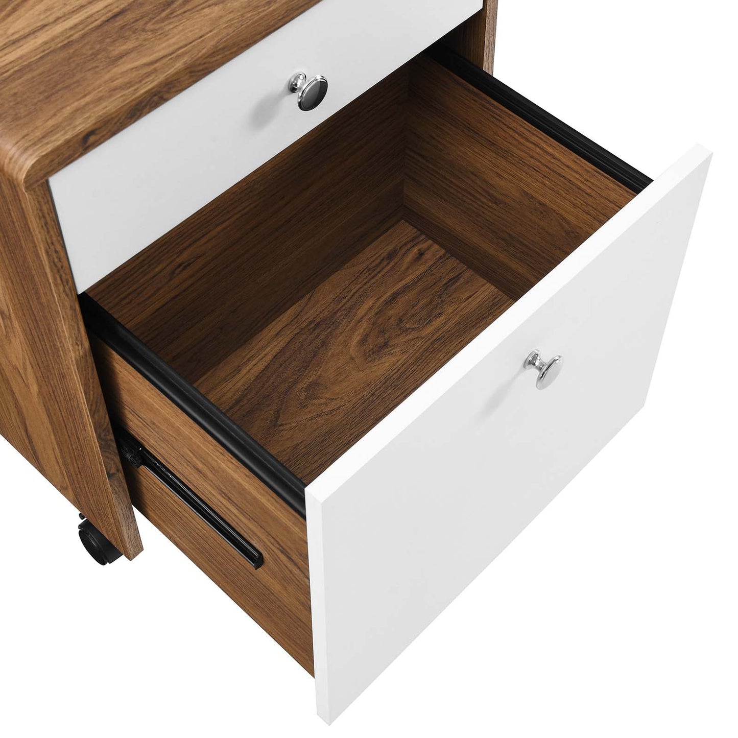 Transmit Wood Desk and File Cabinet Set by Modway